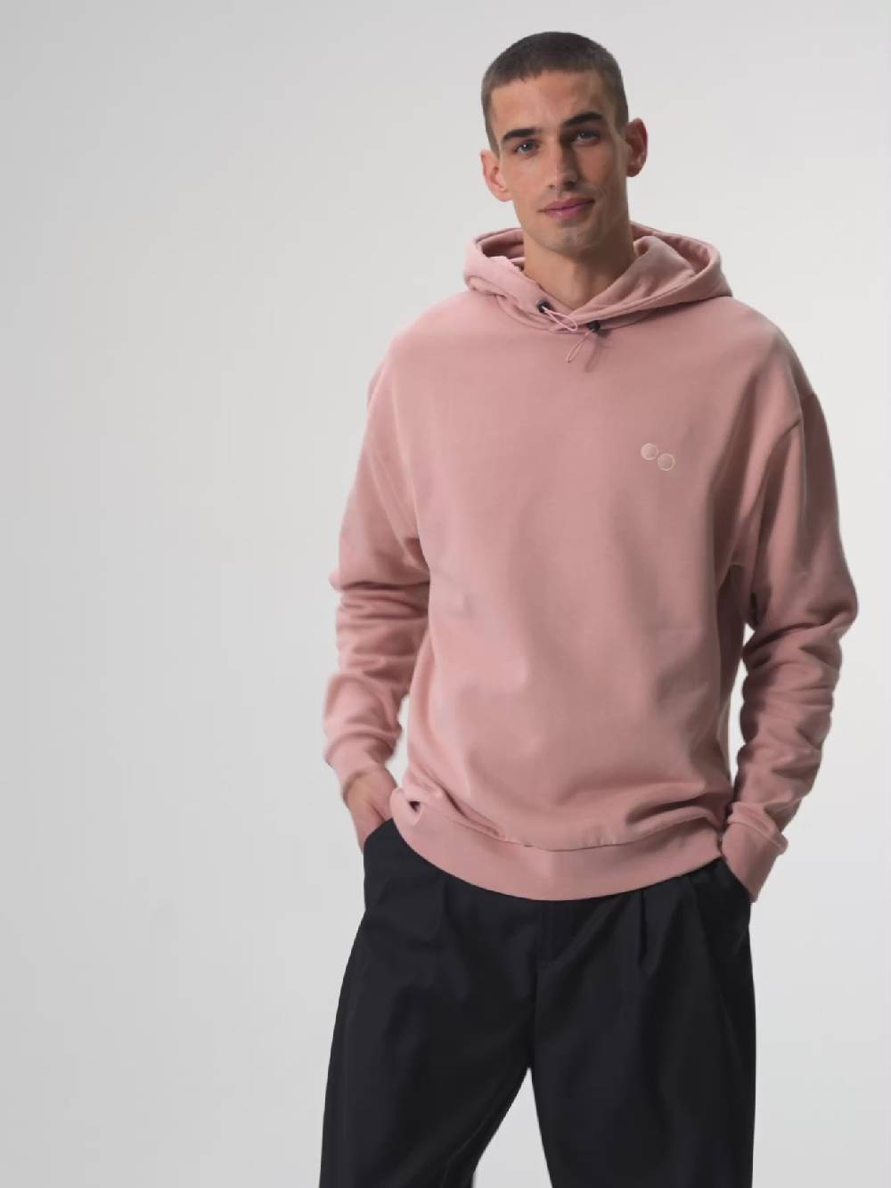 Pinqponq Hoodie - Ash Pink (Unisex)