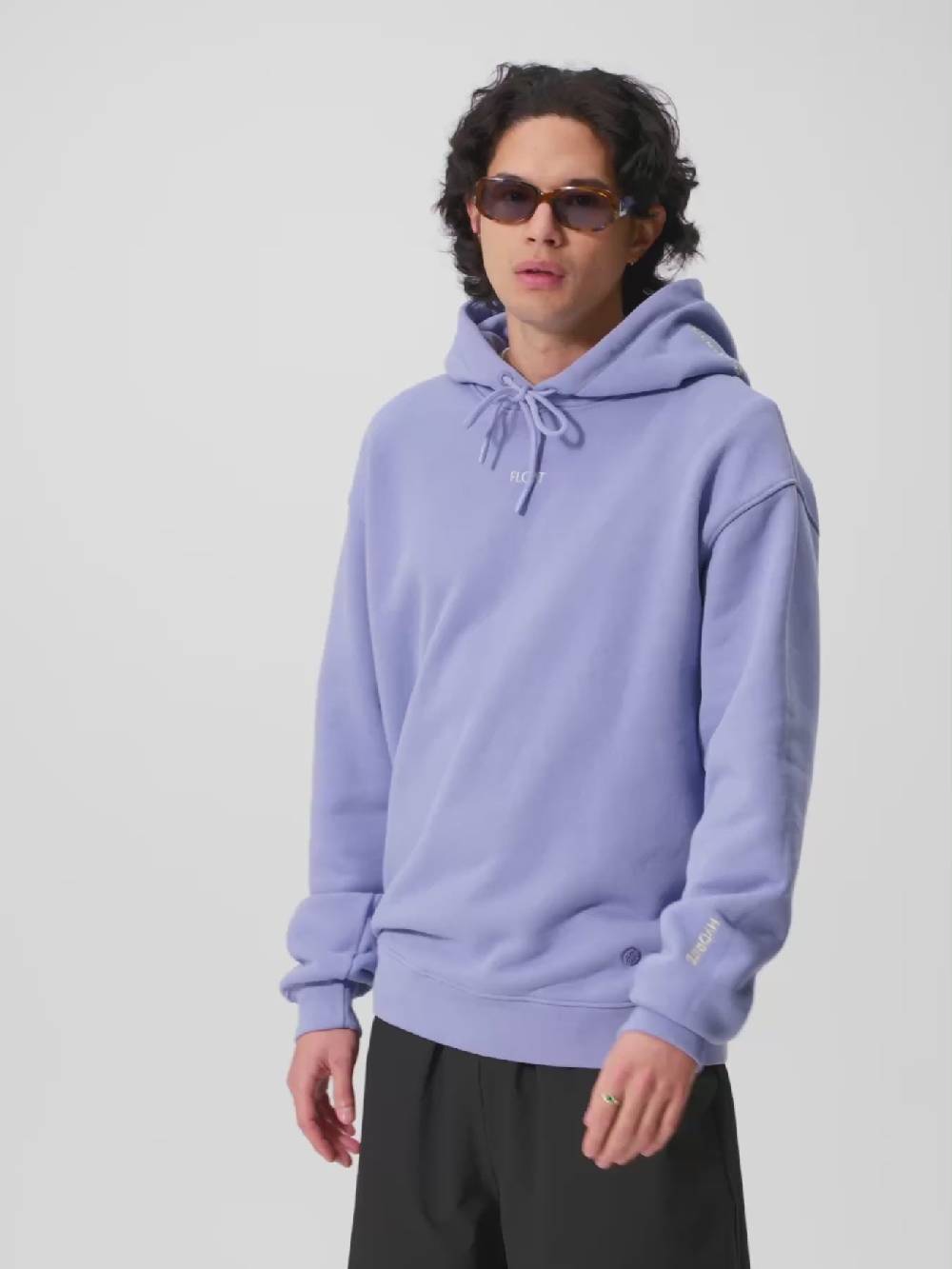 Pinqponq Hoodie Cotton - Pool Blue (Unisex)