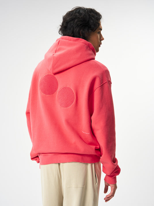 Pinqponq Hoodie Cotton - Watermelon Pink (Unisex)