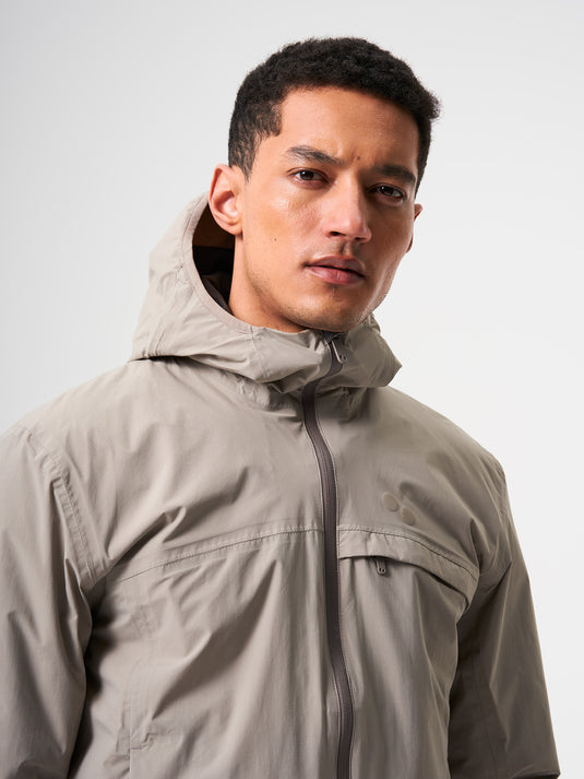 Pinqponq Hoodie Jacket - Cement Taupe (Male)