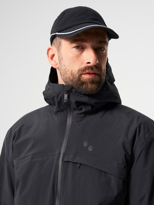 Pinqponq Hoodie Jacket - Peat Black (Male)