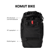 Pinqponq Komut Medium Bike - Pure Black