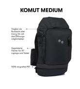 Pinqponq Komut Medium - Pure Black