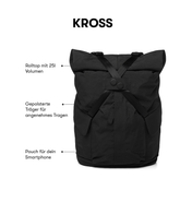 Pinqponq Kross - Crinkle Black