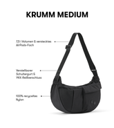 Pinqponq Krumm Medium - Crinkle Black