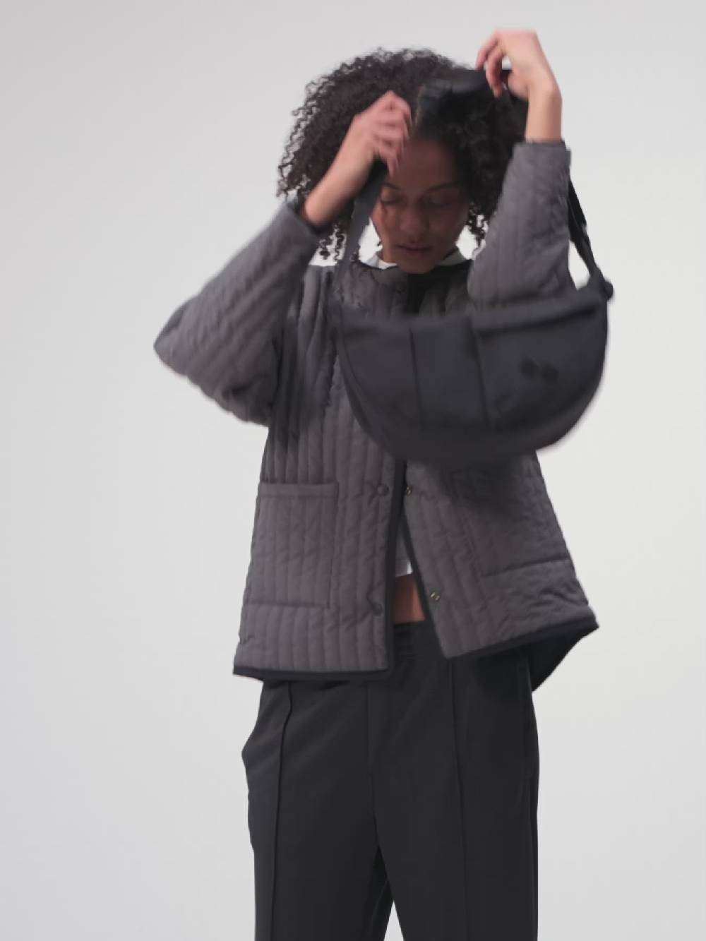 Pinqponq Krumm Medium - Crinkle Black