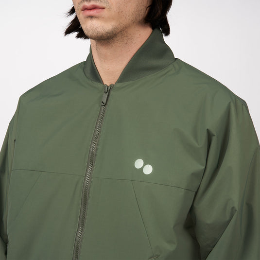 Pinqponq Light Bomber Jacket - Forester Olive (Unisex)