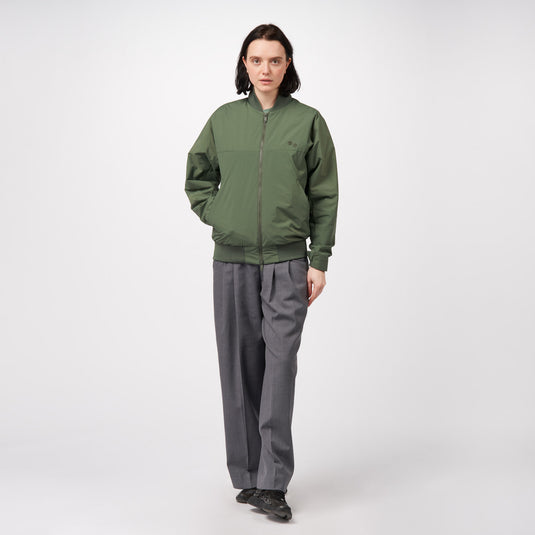 Pinqponq Light Bomber Jacket - Forester Olive (Unisex)
