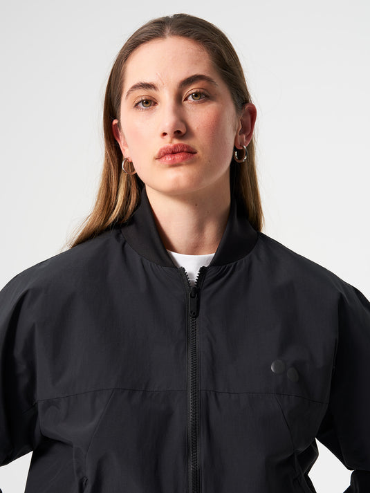 Pinqponq Light Bomber Jacket - Peat Black (Unisex)