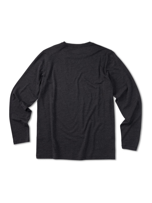Pinqponq Longsleeve Merino - Dark Grey Melange (Male)