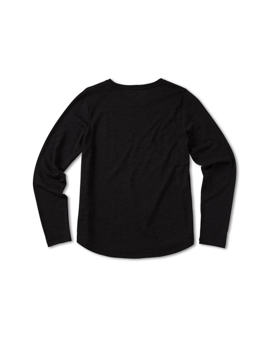 Pinqponq Longsleeve Merino - Sheep Black (Female)