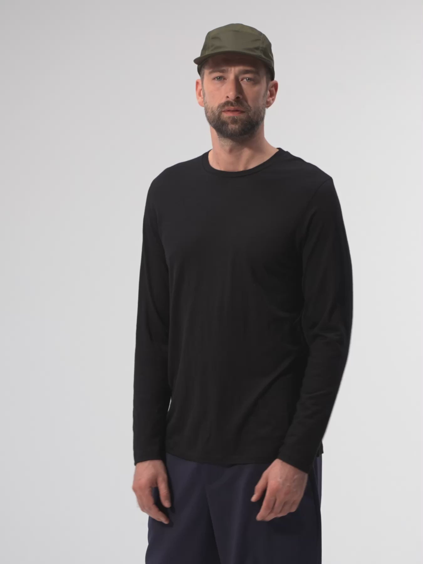 Pinqponq Longsleeve Merino - Sheep Black (Male)