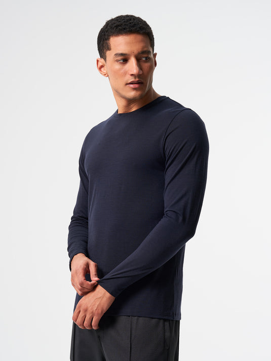 Pinqponq Longsleeve Merino - Sheep Navy (Male)