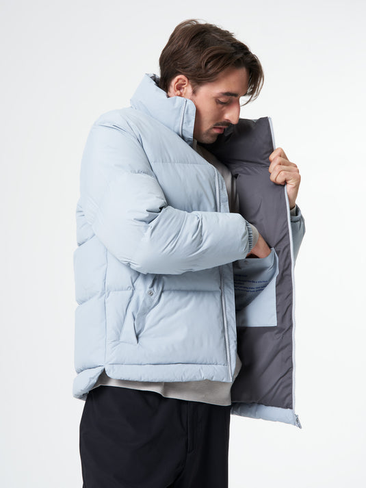 Pinqponq Puffer Jacket - Iced Grey (Unisex)
