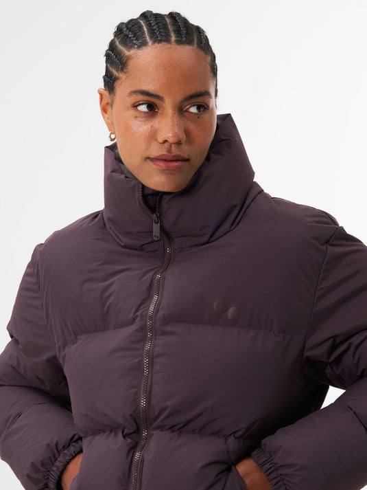Pinqponq Puffer Jacket - Midnight Plum (Unisex)