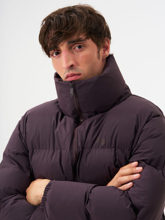 Pinqponq Puffer Jacket - Midnight Plum (Unisex)