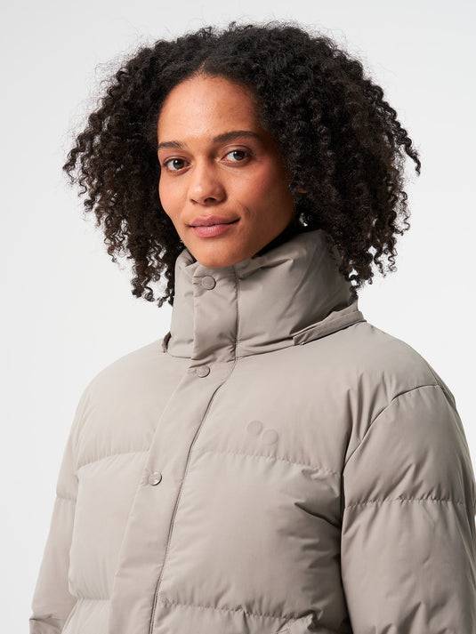 Pinqponq Puffy Parka - Cement Taupe (Female)