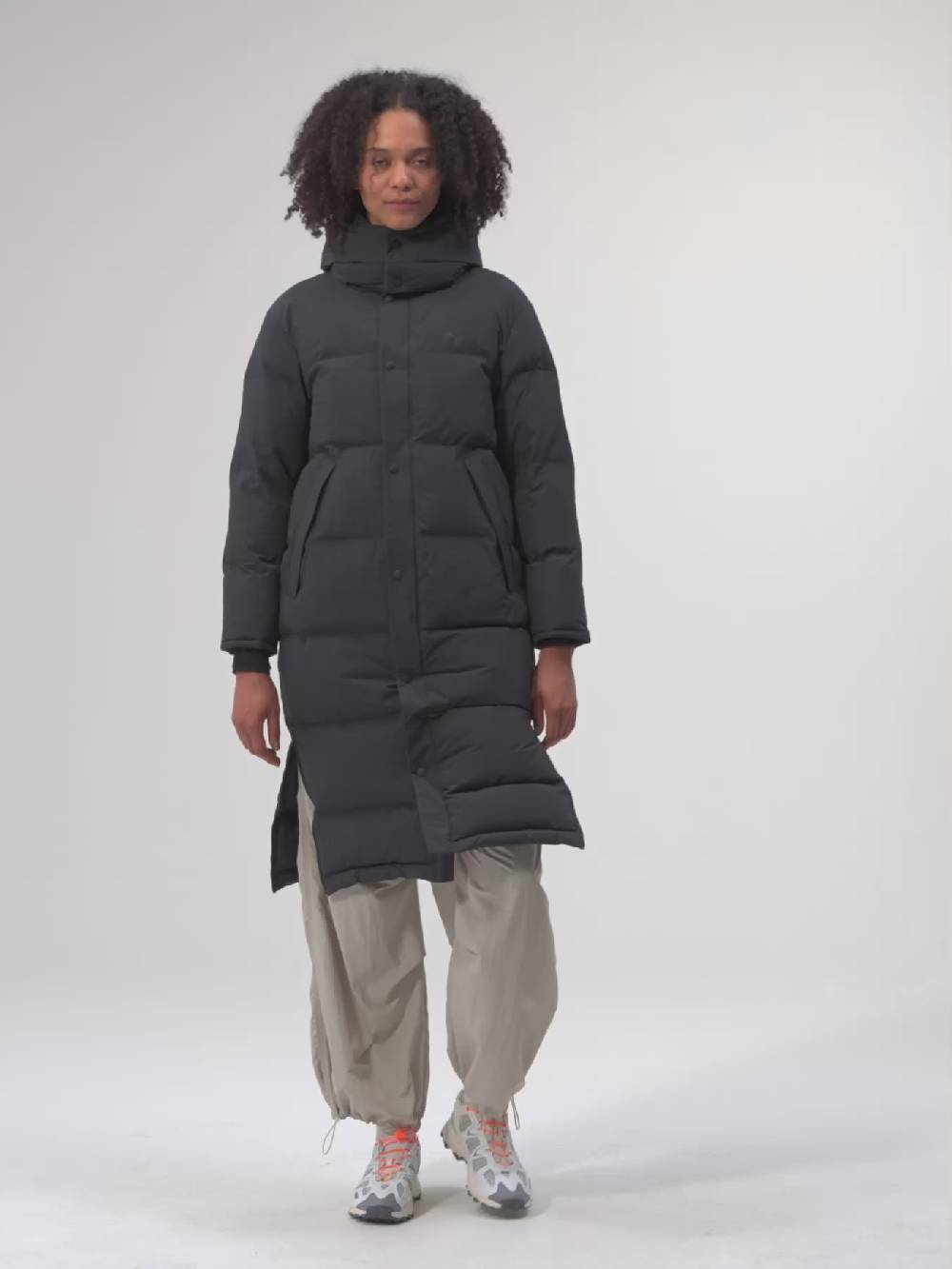 Pinqponq Puffy Parka - Peat Black (Female)