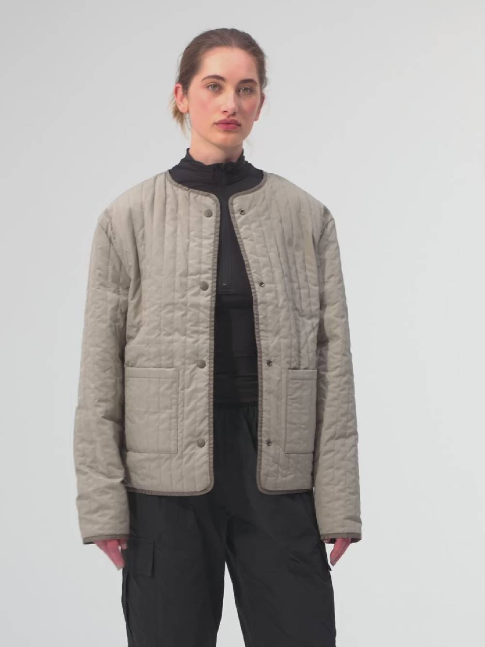 Pinqponq Reversible Jacket - Tune Brown (Unisex)