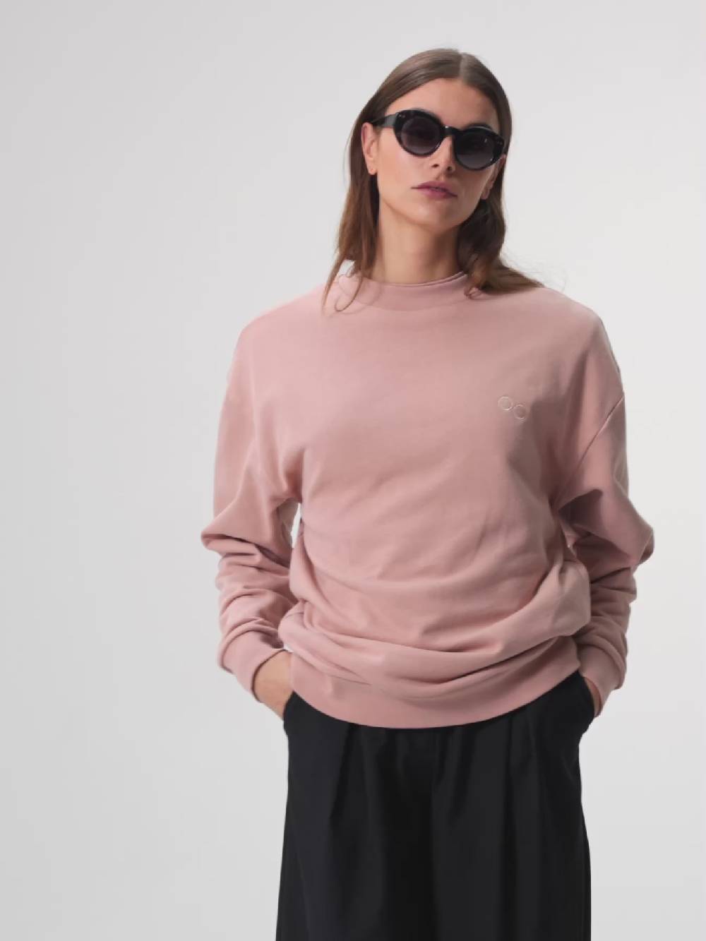Pinqponq Sweatshirt - Ash Pink (Unisex)