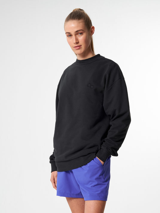 Pinqponq Sweatshirt - Circles Peat Black (Unisex)