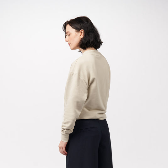 Pinqponq Sweatshirt - Cliff Beige (Unisex)