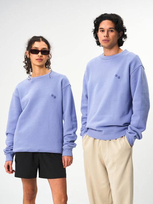 Pinqponq Sweatshirt Cotton - Pool Blue (Unisex)
