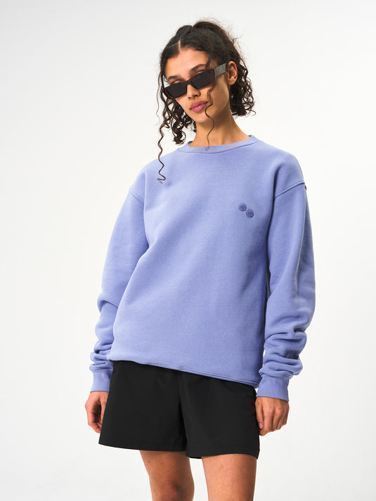 Pinqponq Sweatshirt Cotton - Pool Blue (Unisex)