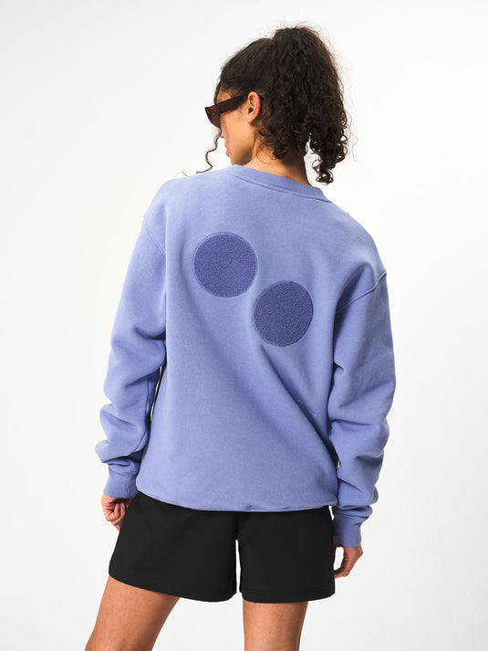 Pinqponq Sweatshirt Cotton - Pool Blue (Unisex)