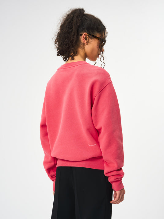 Pinqponq Sweatshirt Cotton - Watermelon Pink (Unisex)