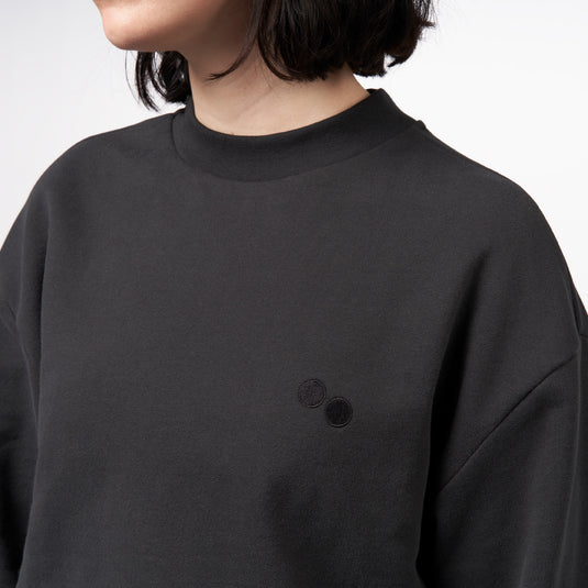 Pinqponq Sweatshirt - Peat Black (Unisex)