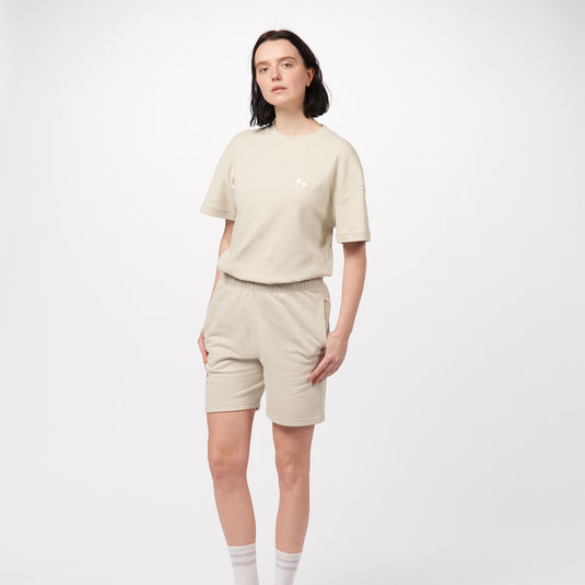 Pinqponq Sweatshort - Cliff Beige (Unisex)