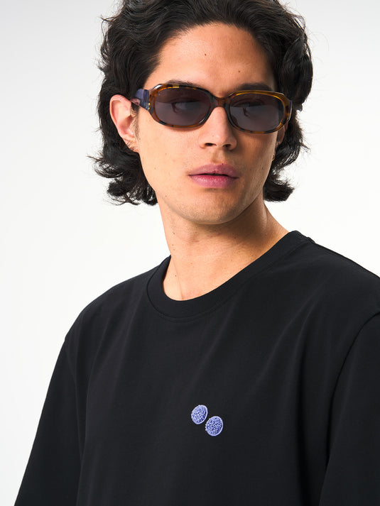 Pinqponq T-Shirt Cotton - Black Frottee Pool (Male)