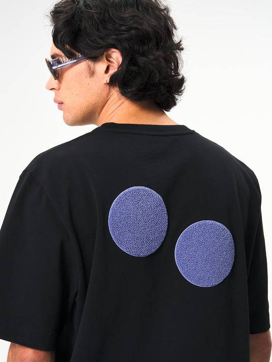 Pinqponq T-Shirt Cotton - Black Frottee Pool (Male)