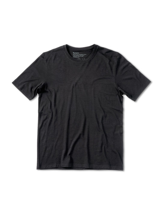 Pinqponq T-Shirt Merino - Dark Grey Melange (Male)