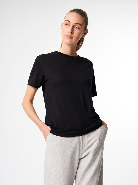 Pinqponq T-Shirt Merino - Sheep Black (Female)