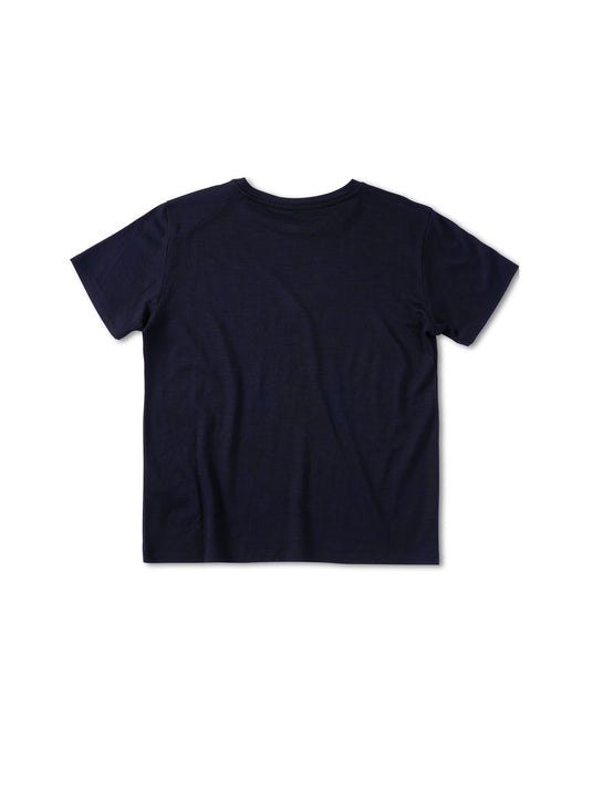 Pinqponq T-Shirt Merino - Sheep Navy (Female)