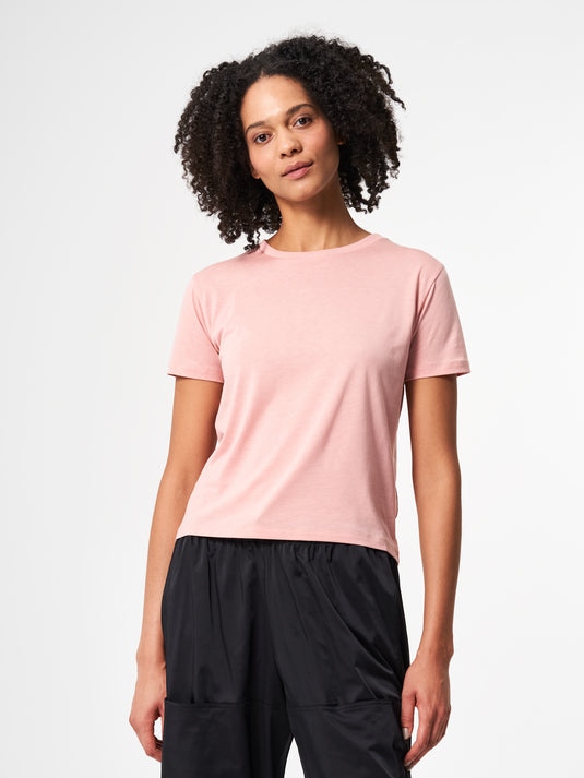 Pinqponq T-Shirt TENCEL™ - Wooden Pink (Female)