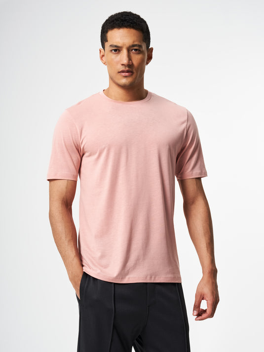 Pinqponq T-Shirt TENCEL™ - Wooden Pink (Male)