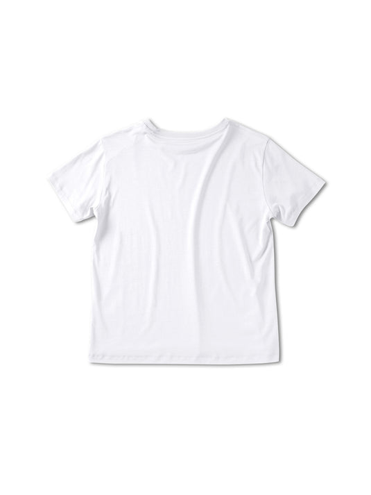 Pinqponq T-Shirt TENCEL™ - Wooden White (Female)