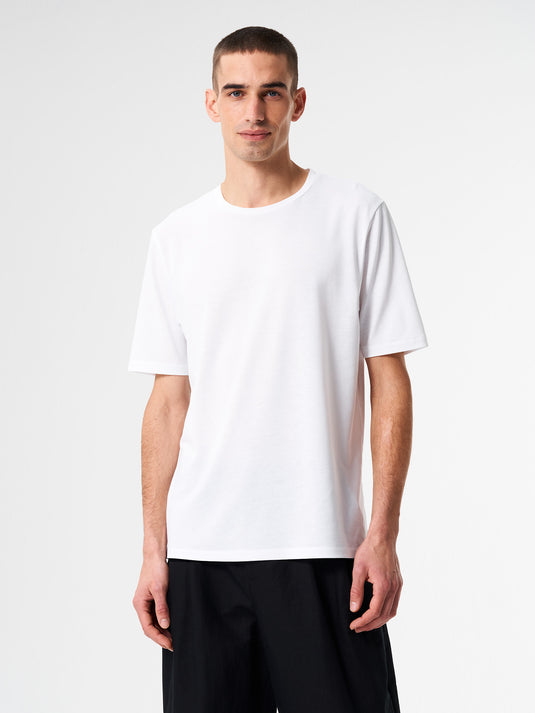Pinqponq T-Shirt TENCEL™ - Wooden White (Male)