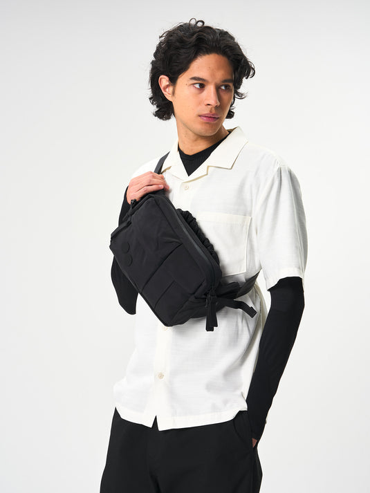 Pinqponq Tetrik Large - Crinkle Black