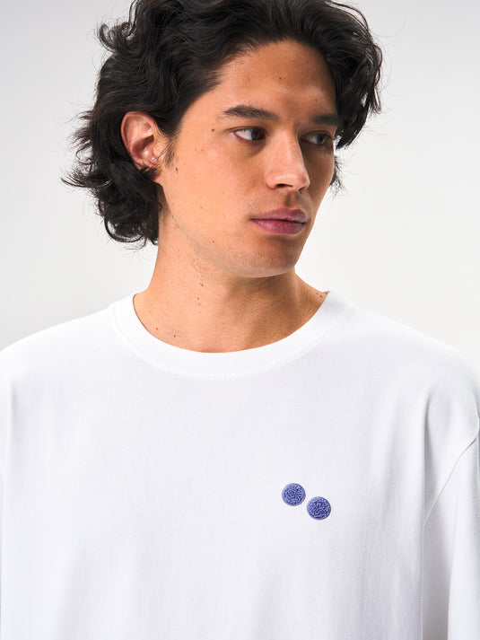 Pinqponq T-Shirt Cotton - Dandelion White Resort (Male)