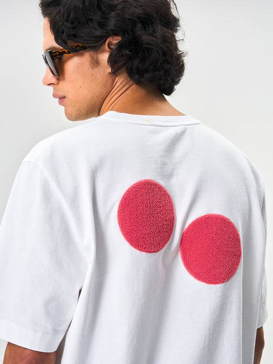 Pinqponq T-Shirt Cotton - White Frottee Watermelon (Male)