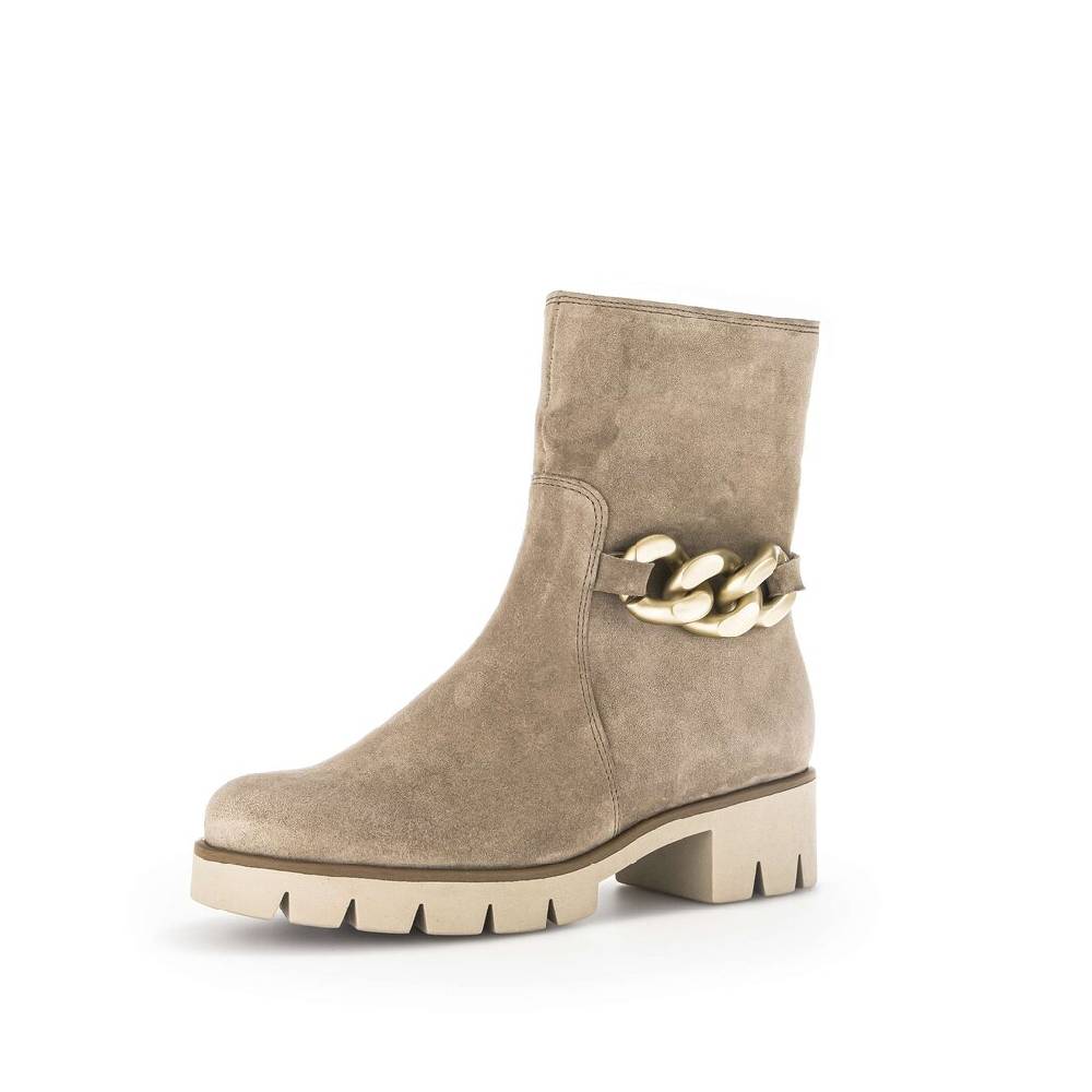 Pius Gabor Biker Boots Beige