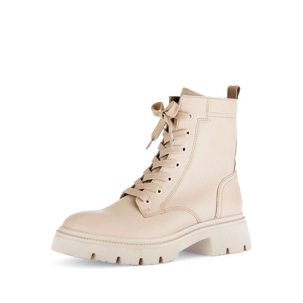 Pius Gabor Biker Boots Beige