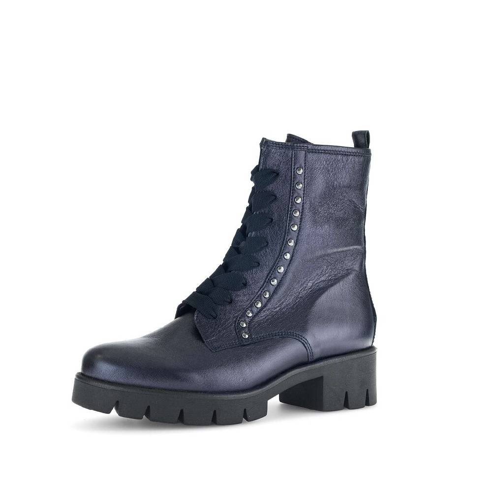 Pius Gabor Biker Boots Blau