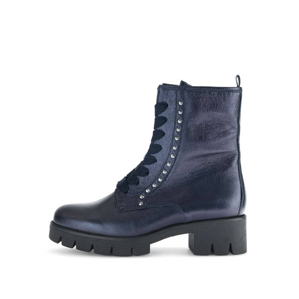 Pius Gabor Biker Boots blau