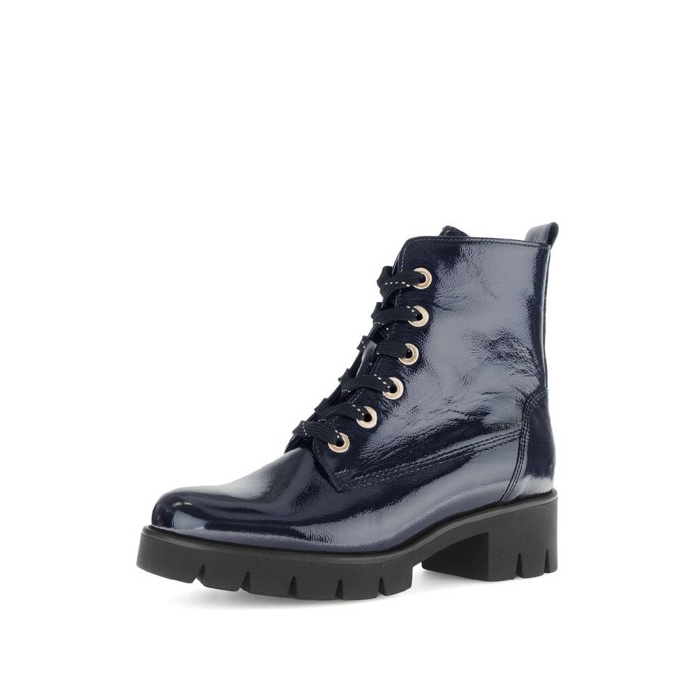 Pius Gabor Biker Boots Blau
