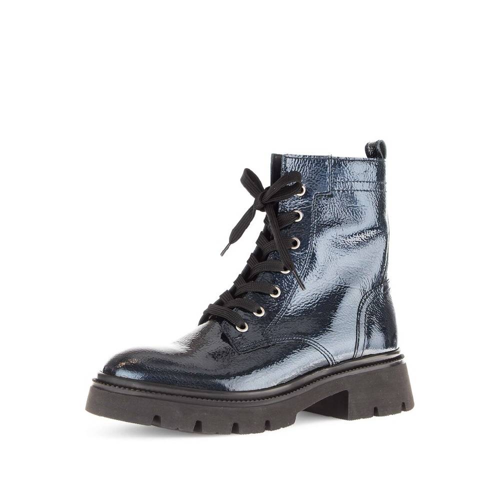 Pius Gabor Biker Boots Blau